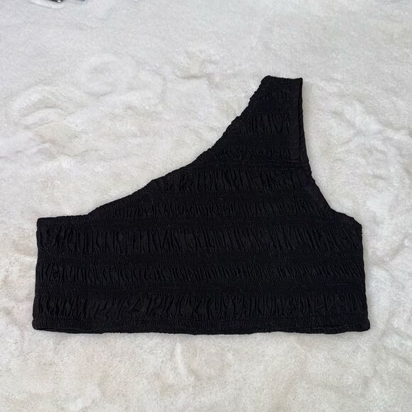 MIKOH PALOPO NAVY ONE SHOULDER
TOP Size 2 US Medium - Picture 4 of 6